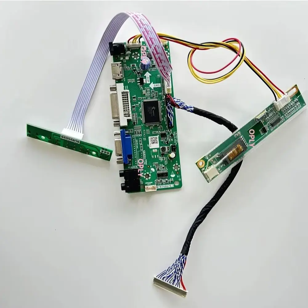 Controller board for LP154WU1 LP154WU1-A1 LP154WU1-A1K3 LP154WU1-TLA1/TLA2 1920X1200 LCD panel 15.4" DIY HDMI-compatible DVI VGA
Controller board for LP154WU1 LP154WU1-A1 LP154WU1-A1K3 LP154WU1-TLA1/TLA2 1920X1200 LCD panel 15.4" DIY HDMI-compatible DVI VGA