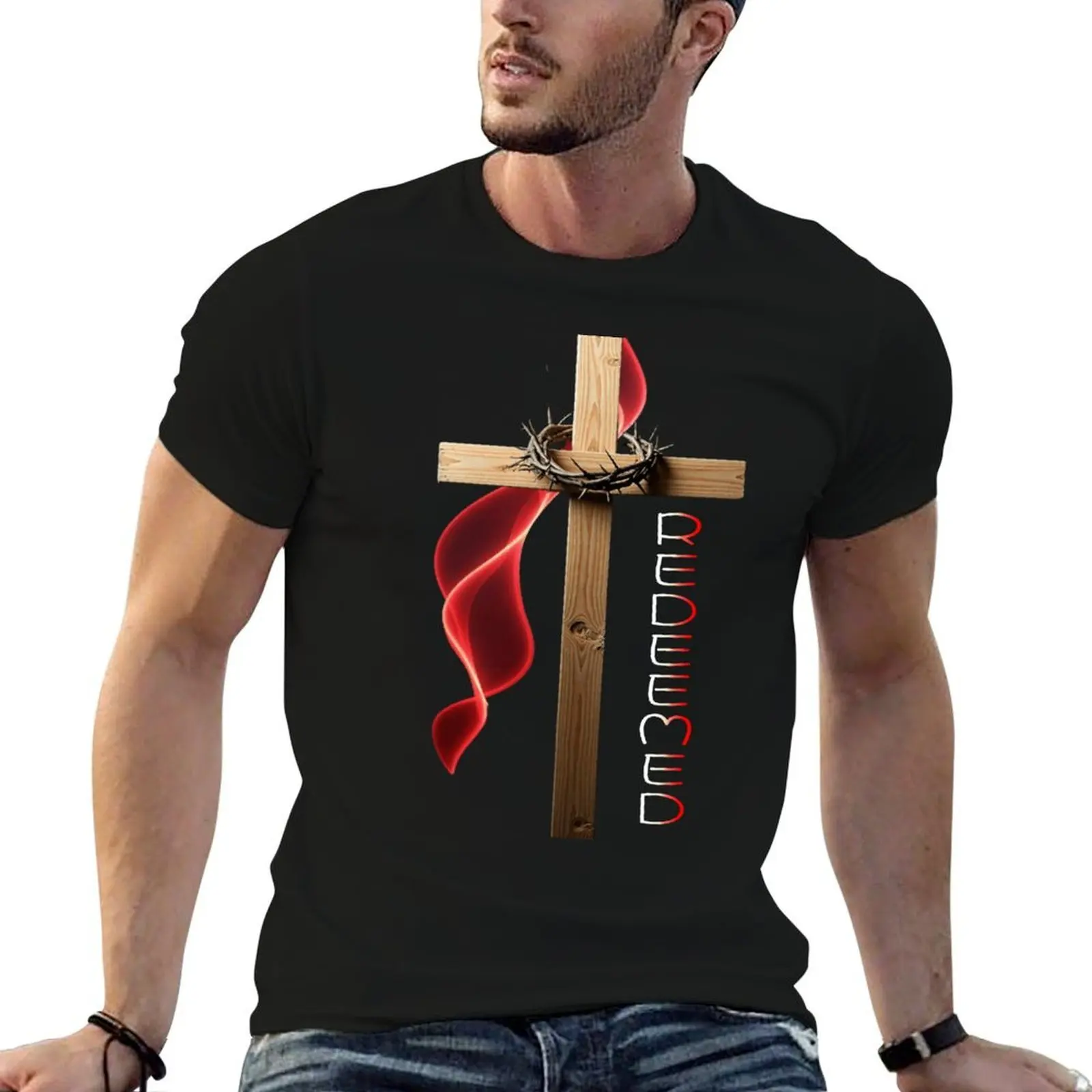 Redeemed: Grace Through Sacrifice T-Shirt man graphic t shirt man t shirt cotton high quality cotton t shirt man T-shirt
Redeemed: Grace Through Sacrifice T-Shirt man graphic t shirt man t shirt cotton high quality cotton t shirt man T-shirt