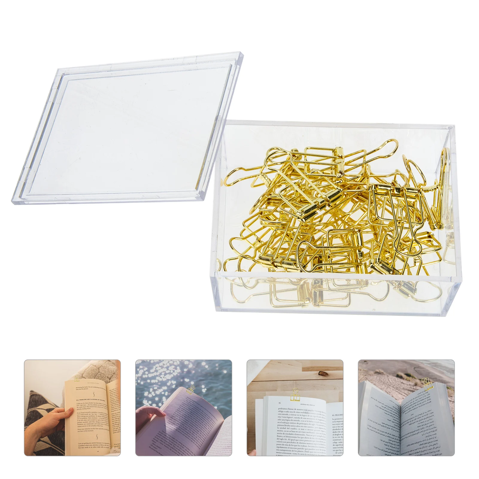 20pcs Hollow Paper Clips Gold Stainless Steel Office Supplies Decorative Binder Clips for Home School Use
20pcs Hollow Paper Clips Gold Stainless Steel Office Supplies Decorative Binder Clips for Home School Use