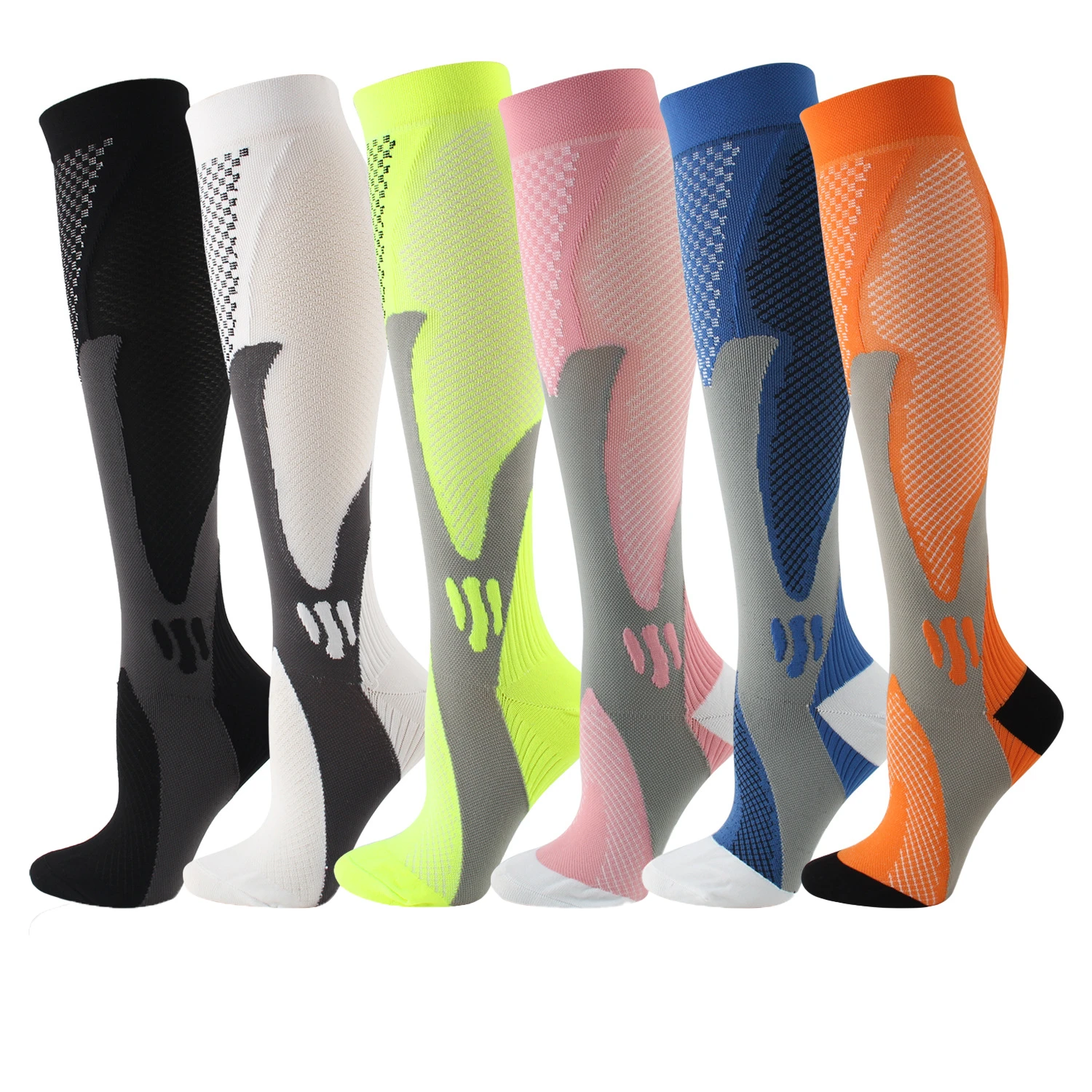 HYSAIXIA Unisex Men's Compression Socks Running Basketball Varicose 20-30 Mmhg Marathon Socks Women's Nylon Knee Length Socks
HYSAIXIA Unisex Men's Compression Socks Running Basketball Varicose 20-30 Mmhg Marathon Socks Women's Nylon Knee Length Socks