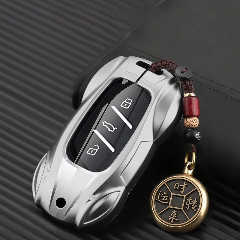Metal Car Remote Key Cover For MG New ZS EV MG4 MULAN eHS MG5 MGi5 MG6 EZS Key Case Holder Shell Protector Chain Keyring Fob
Metal Car Remote Key Cover For MG New ZS EV MG4 MULAN eHS MG5 MGi5 MG6 EZS Key Case Holder Shell Protector Chain Keyring Fob