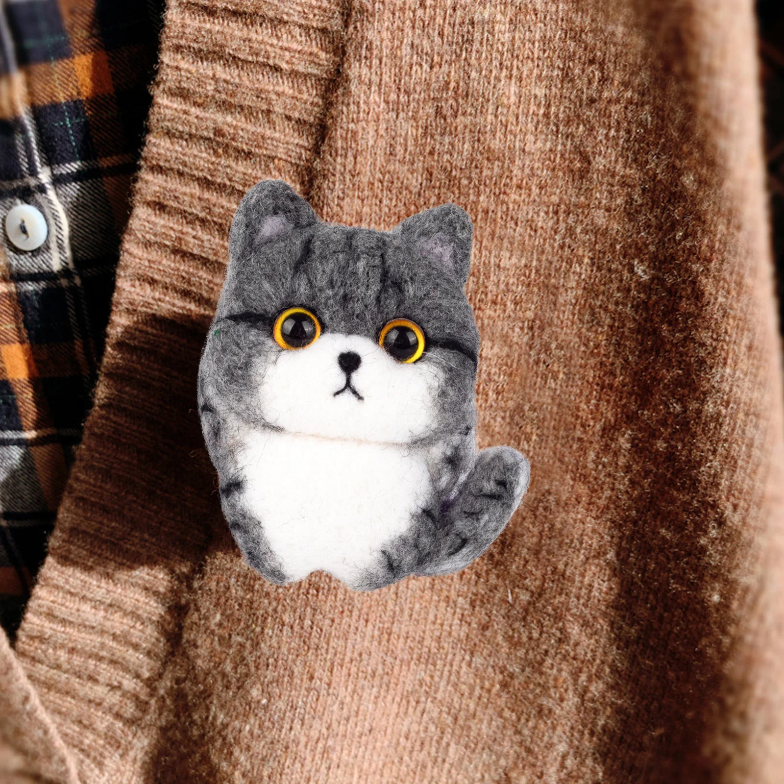 1Set Wool Felting Kit Cartoon Cat DIY Felt Craft Set Needle Felting Tools Creative Handmade Family Activity
1Set Wool Felting Kit Cartoon Cat DIY Felt Craft Set Needle Felting Tools Creative Handmade Family Activity