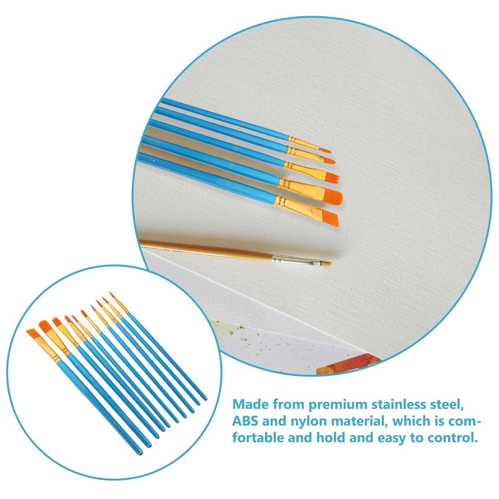 Brush Set Artist Brushes Painting Lightweight Artists Small for Watercolor Child
Brush Set Artist Brushes Painting Lightweight Artists Small for Watercolor Child