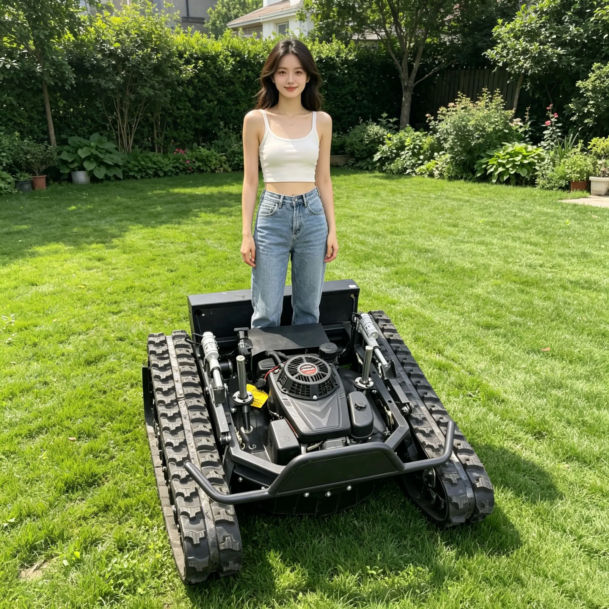 Customized lawn mower suitable for sloping fields on farms and features heavy-duty all-terrain performance
Customized lawn mower suitable for sloping fields on farms and features heavy-duty all-terrain performance