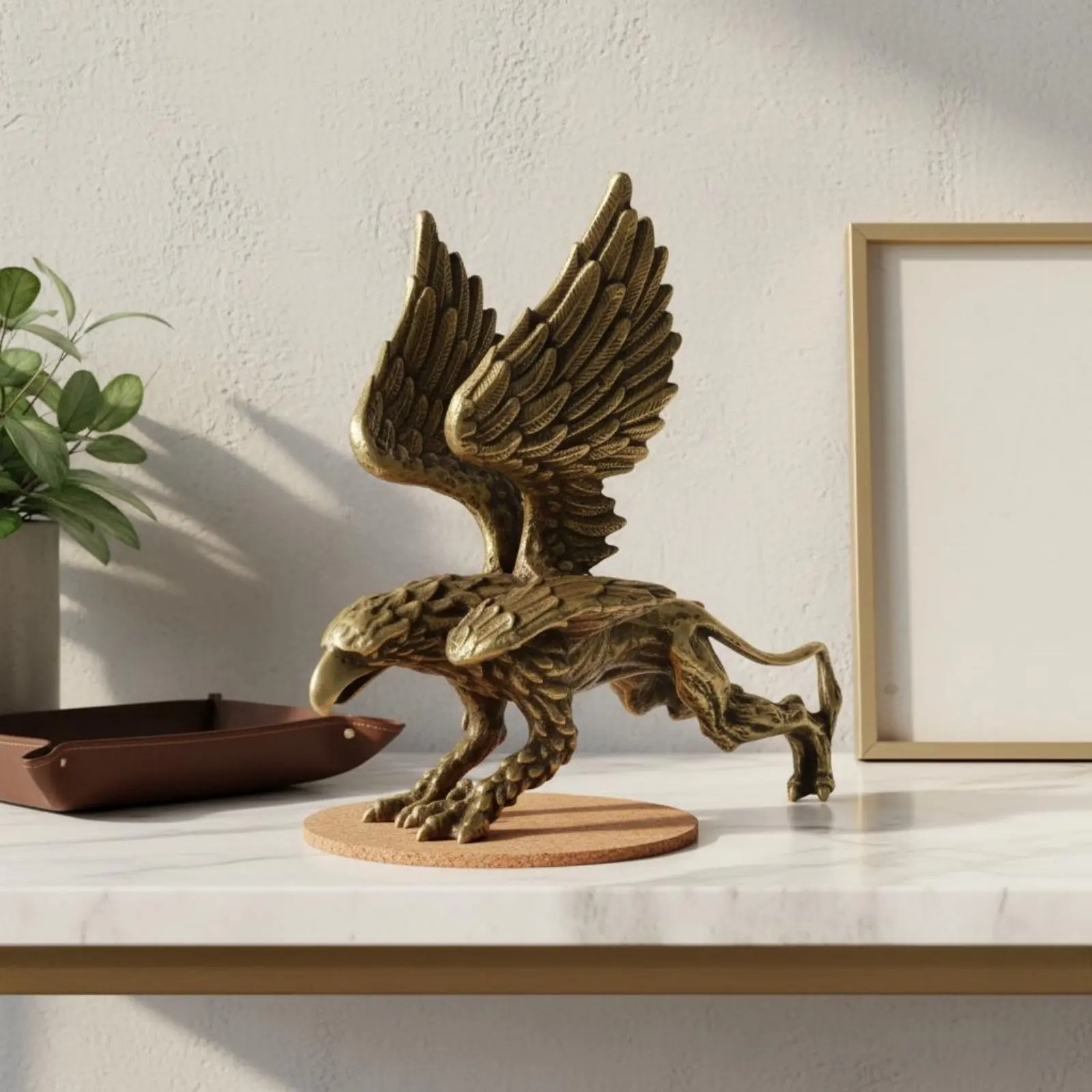 Brass Mythical Winged Creature Figurine Vintage Antique Brass Beast Sculpture Winged Dragon Ornament Handmade Home Decor
Brass Mythical Winged Creature Figurine Vintage Antique Brass Beast Sculpture Winged Dragon Ornament Handmade Home Decor
