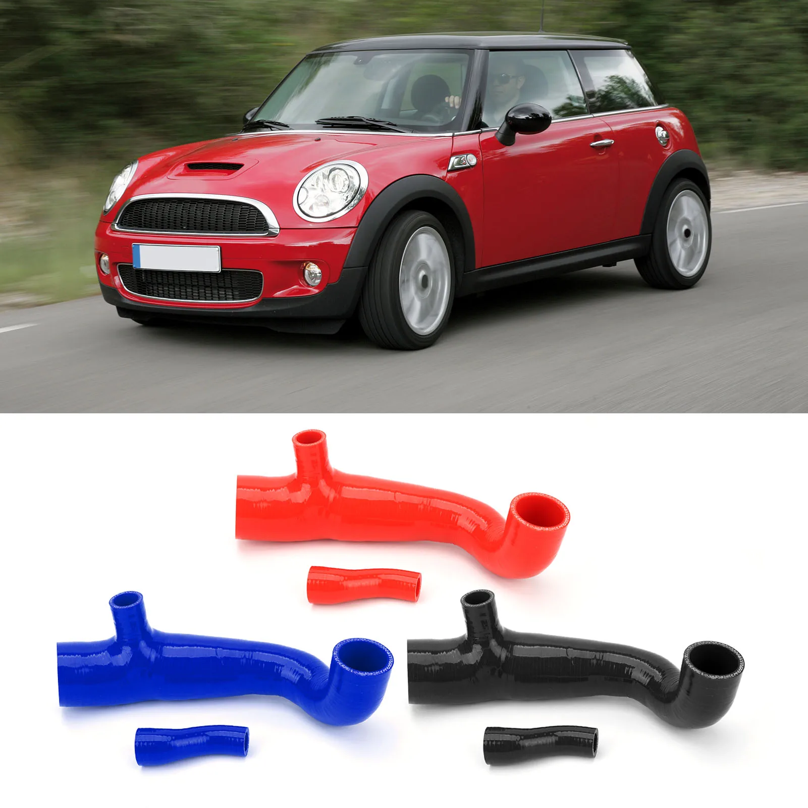 Air Duct Silicone Hose Pipe Kits for S R55 R56 R57 Pre‑LCI 1.6L N14 2007 to 2010 Silicone Pipe
Air Duct Silicone Hose Pipe Kits for S R55 R56 R57 Pre‑LCI 1.6L N14 2007 to 2010 Silicone Pipe