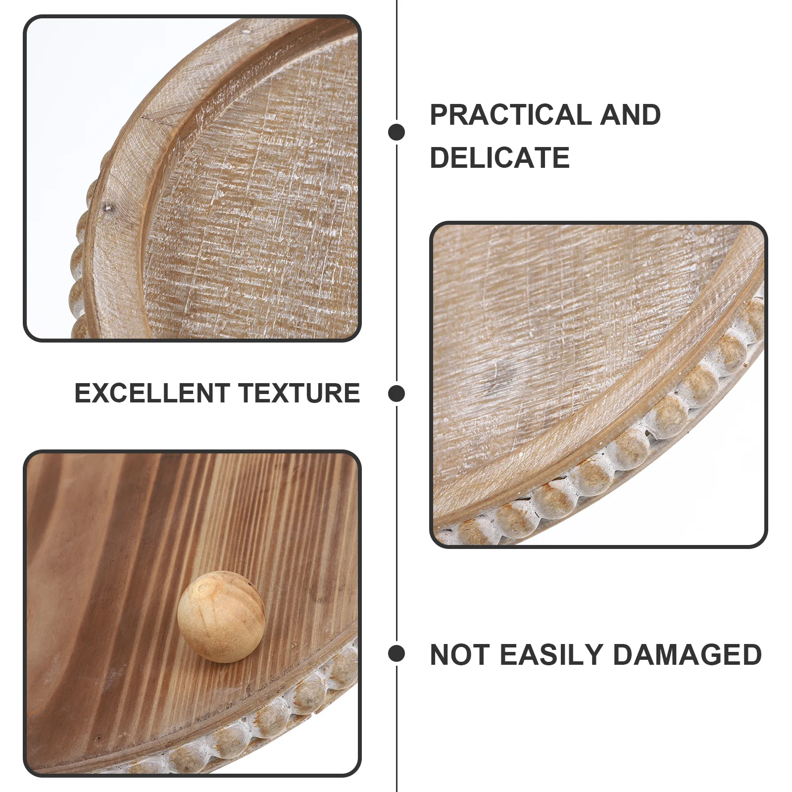 Round Wooden Small Wood Tray For Rustic Home Decor Farmhouse Table Centerpiece Decorative Serving Tray
Round Wooden Small Wood Tray For Rustic Home Decor Farmhouse Table Centerpiece Decorative Serving Tray