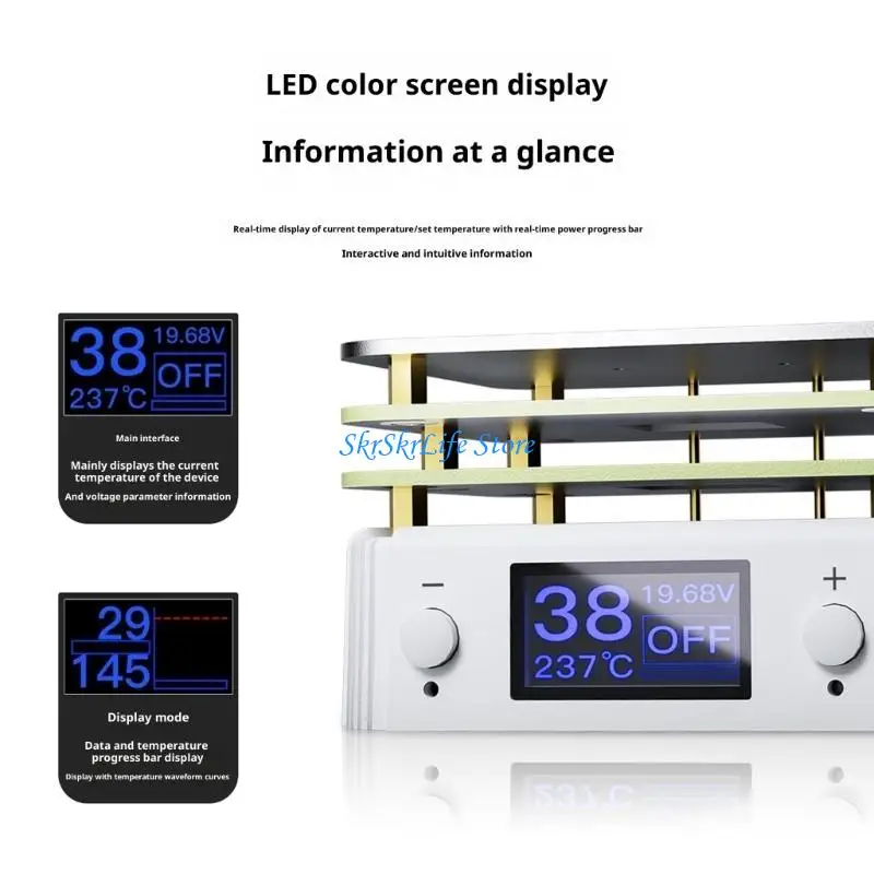 E65E 65W Hot Plate PCB Board Soldering Plate Heating Tool Preheating Station Repair
E65E 65W Hot Plate PCB Board Soldering Plate Heating Tool Preheating Station Repair