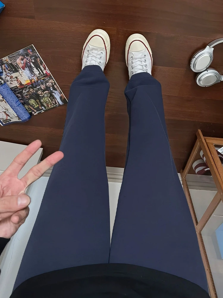 Cleanfit Men's American Sle Straight Leg Trousers Autumn Sport Pants Drapey k Blue Micro Flare Pants High Waist Trousers
Cleanfit Men's American Sle Straight Leg Trousers Autumn Sport Pants Drapey k Blue Micro Flare Pants High Waist Trousers