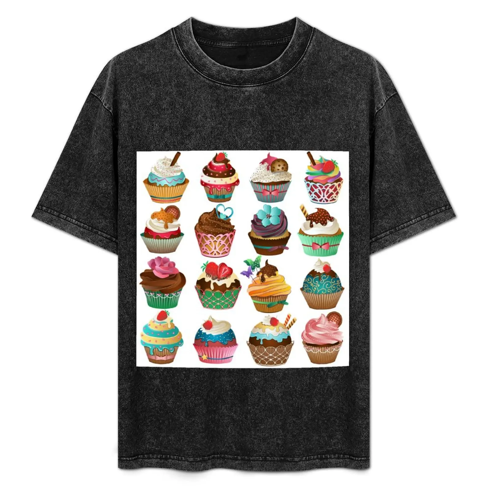Cupcakes T-Shirt designer shirts graphic t shirt vintage oversized t shirts for men
Cupcakes T-Shirt designer shirts graphic t shirt vintage oversized t shirts for men