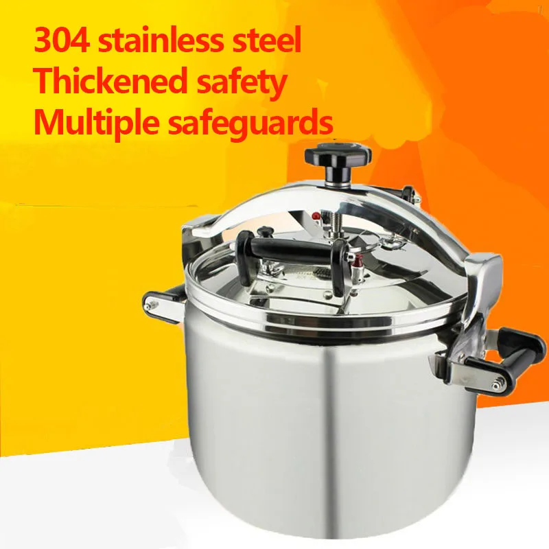 304 Stainless Steel Explosion-Proof Pressure Cooker, Universal for Induction & Gas, Large Capacity Commercial Grade
304 Stainless Steel Explosion-Proof Pressure Cooker, Universal for Induction & Gas, Large Capacity Commercial Grade