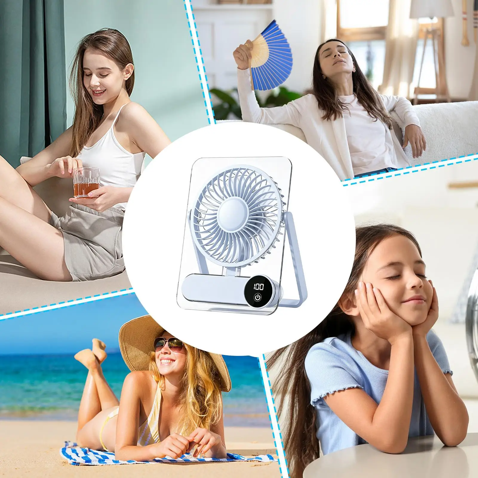 Travel Fan For Sleeping 1200mAh Rechargeable Digital Display Portable Travel Fan For Home Office Bedroom Sleep Nap Travel Cruise
Travel Fan For Sleeping 1200mAh Rechargeable Digital Display Portable Travel Fan For Home Office Bedroom Sleep Nap Travel Cruise
