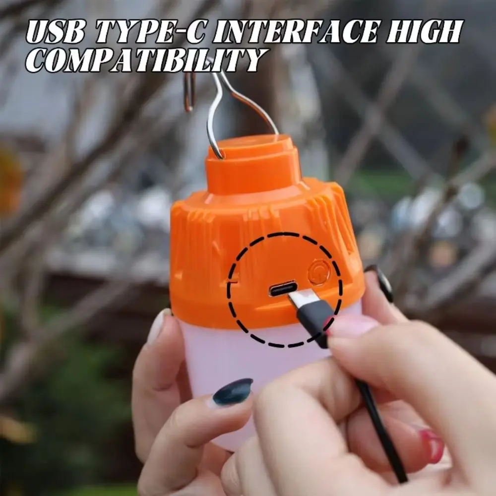 Portable with Metal Hooks Camping LED Lights USB Type-C Street Lighting Rechargeable Emergency Lamp Outdoor
Portable with Metal Hooks Camping LED Lights USB Type-C Street Lighting Rechargeable Emergency Lamp Outdoor