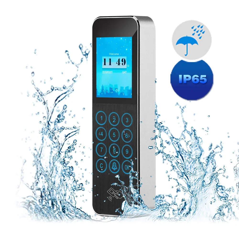 Customizable NFC RFID Card Door Access Control System Waterproof Outdoor Wifi TCP/IP Network Biometric Access Control Product