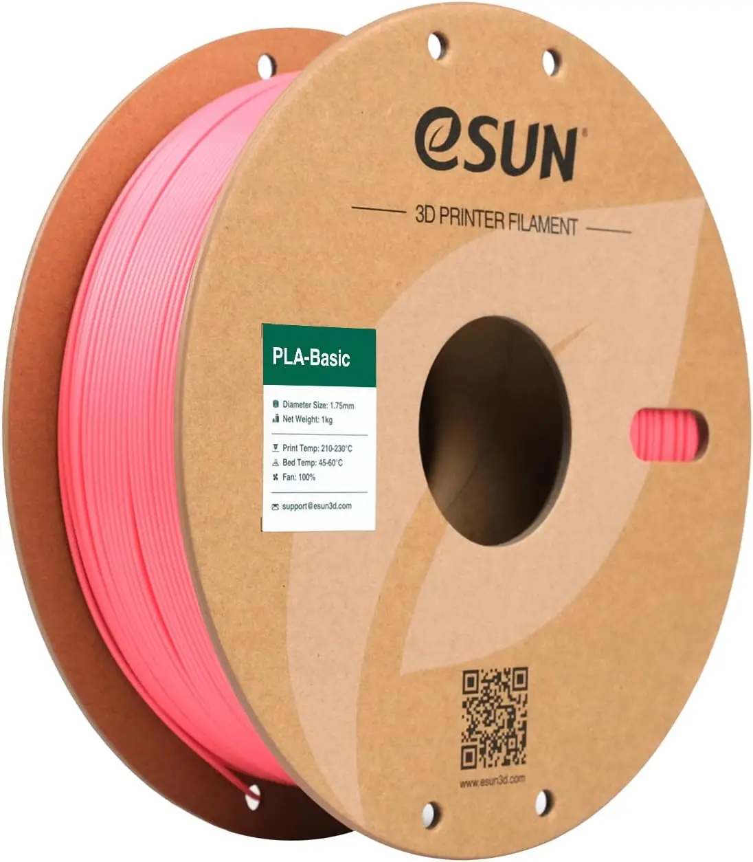High Speed PLA 1.75mm 3D Printer Filament, 1KG Spool, Fast Printing, Pink
High Speed PLA 1.75mm 3D Printer Filament, 1KG Spool, Fast Printing, Pink