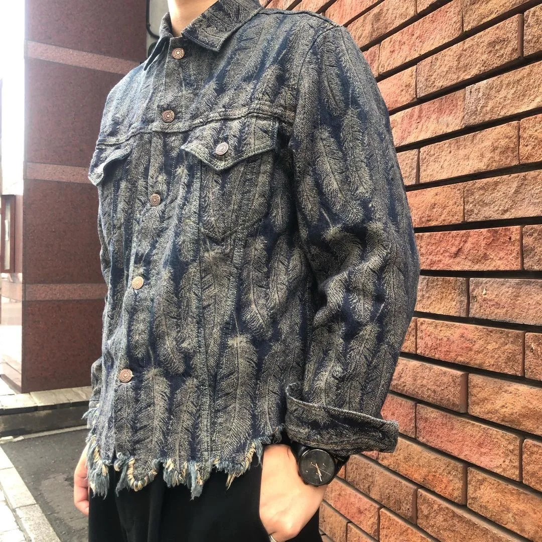 2022 Kapital cotton feather tassel jacquard lapel denim jacket casual coat WY715
2022 Kapital cotton feather tassel jacquard lapel denim jacket casual coat WY715
