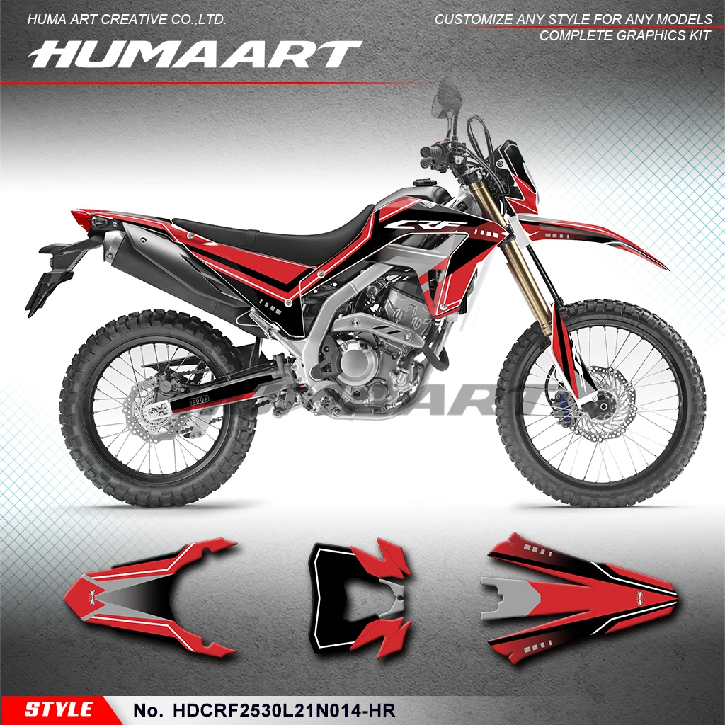 Комплект графических наклеек HUMAART Racing Sticker для Honda CRF250L CRF300L 2021 2022 2023, комплект для восстановления, HDCRF2530L21N014-HR
Комплект графических наклеек HUMAART Racing Sticker для Honda CRF250L CRF300L 2021 2022 2023, комплект для восстановления, HDCRF2530L21N014-HR
