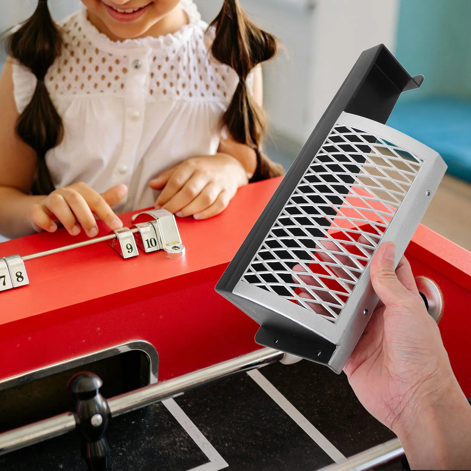 2Pcs Soccer Table Ball Holder Replacement Heavy Duty Foosball Net Goal Frame Easy Clean Ball Management System for Indoor Game
2Pcs Soccer Table Ball Holder Replacement Heavy Duty Foosball Net Goal Frame Easy Clean Ball Management System for Indoor Game