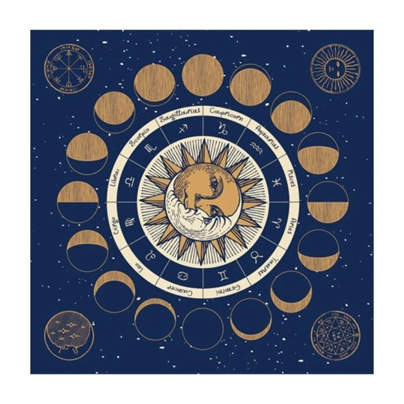 31KC Divinations Tablecloth Card Mat Table Cover Astrological Oracles Pad Tarots Table Cloth Altars Cloth Board Game Pad
31KC Divinations Tablecloth Card Mat Table Cover Astrological Oracles Pad Tarots Table Cloth Altars Cloth Board Game Pad