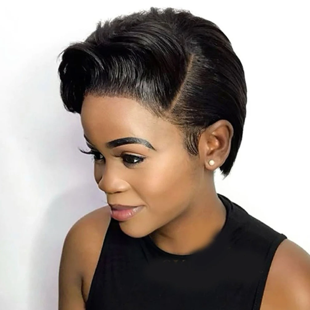 13x4 Transparent Lace Frontal Wig Human Hair Straight Bob Wigs Pixie Cut Wig with Pre-Plucked 150% Density Wig Party Daily Use
13x4 Transparent Lace Frontal Wig Human Hair Straight Bob Wigs Pixie Cut Wig with Pre-Plucked 150% Density Wig Party Daily Use