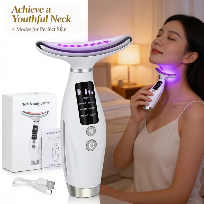 7-Color Facial & Neck Massager, Face Care Device, Skin Spa Tool, Portable Beauty Equipment for Massage, Skincare & Cleansing.
7-Color Facial & Neck Massager, Face Care Device, Skin Spa Tool, Portable Beauty Equipment for Massage, Skincare & Cleansing.