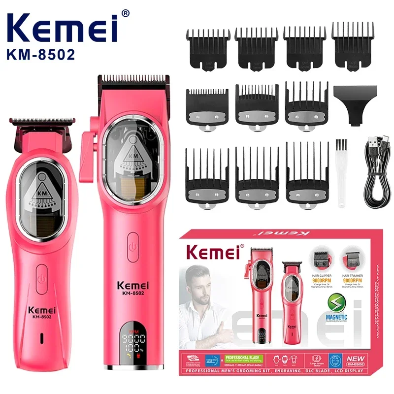 Kemei KM-8502 Парикмахерская Профессиональная машинка для стрижки волос для матери и ребенка, высокоскоростная регулировка головки ножа с четырьмя ступеньками, дальняя радиус действия
Kemei KM-8502 Парикмахерская Профессиональная машинка для стрижки волос для матери и ребенка, высокоскоростная регулировка головки ножа с четырьмя ступеньками, дальняя радиус действия