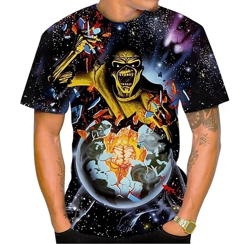Hot Selling New Live Dead 3D Printing T-shirt Rock Music Round Neck Short Sleeve Heavy Metal Fashion Casual Men's Unisex Top
Hot Selling New Live Dead 3D Printing T-shirt Rock Music Round Neck Short Sleeve Heavy Metal Fashion Casual Men's Unisex Top