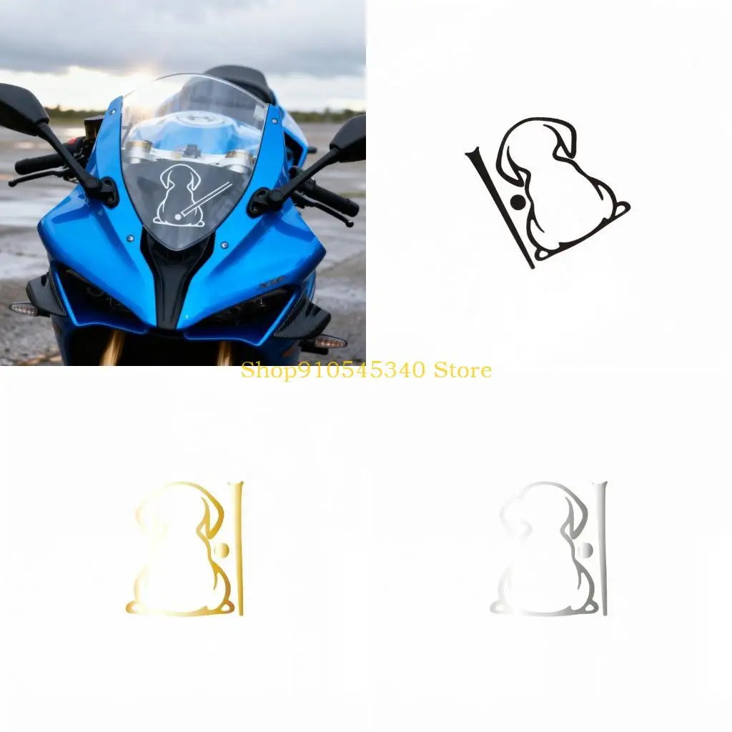 U2JA PVC Waterproof Cartoon Dog Sticker Universal For Various Vehicles Rear Wiper
U2JA PVC Waterproof Cartoon Dog Sticker Universal For Various Vehicles Rear Wiper