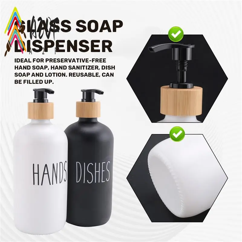 A20F-Hand And Dish Soap Dispenser For Kitchen Sink - Farmhouse Kitchen Soap Dispenser Set With Tray
A20F-Hand And Dish Soap Dispenser For Kitchen Sink - Farmhouse Kitchen Soap Dispenser Set With Tray