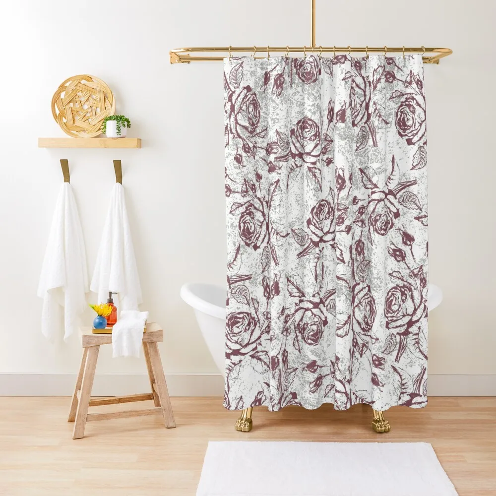 Vintage white gray burgundy floral marble Shower Curtain Bathroom Box Shower Set For Bathroom Window Curtain
Vintage white gray burgundy floral marble Shower Curtain Bathroom Box Shower Set For Bathroom Window Curtain