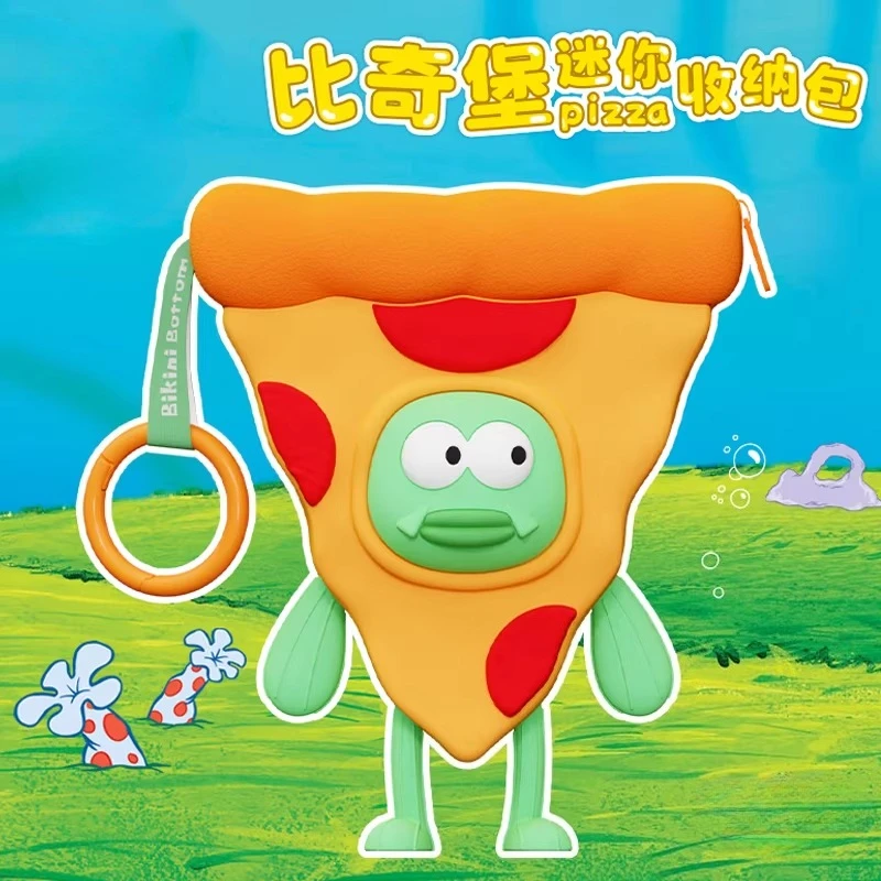 SpongeBob SquarePants Pizza Shape Coin Purse Bikini Bottom Cute Cartoon Smal Wallet Keychain Pouch Zipper Bag Change Holder
SpongeBob SquarePants Pizza Shape Coin Purse Bikini Bottom Cute Cartoon Smal Wallet Keychain Pouch Zipper Bag Change Holder