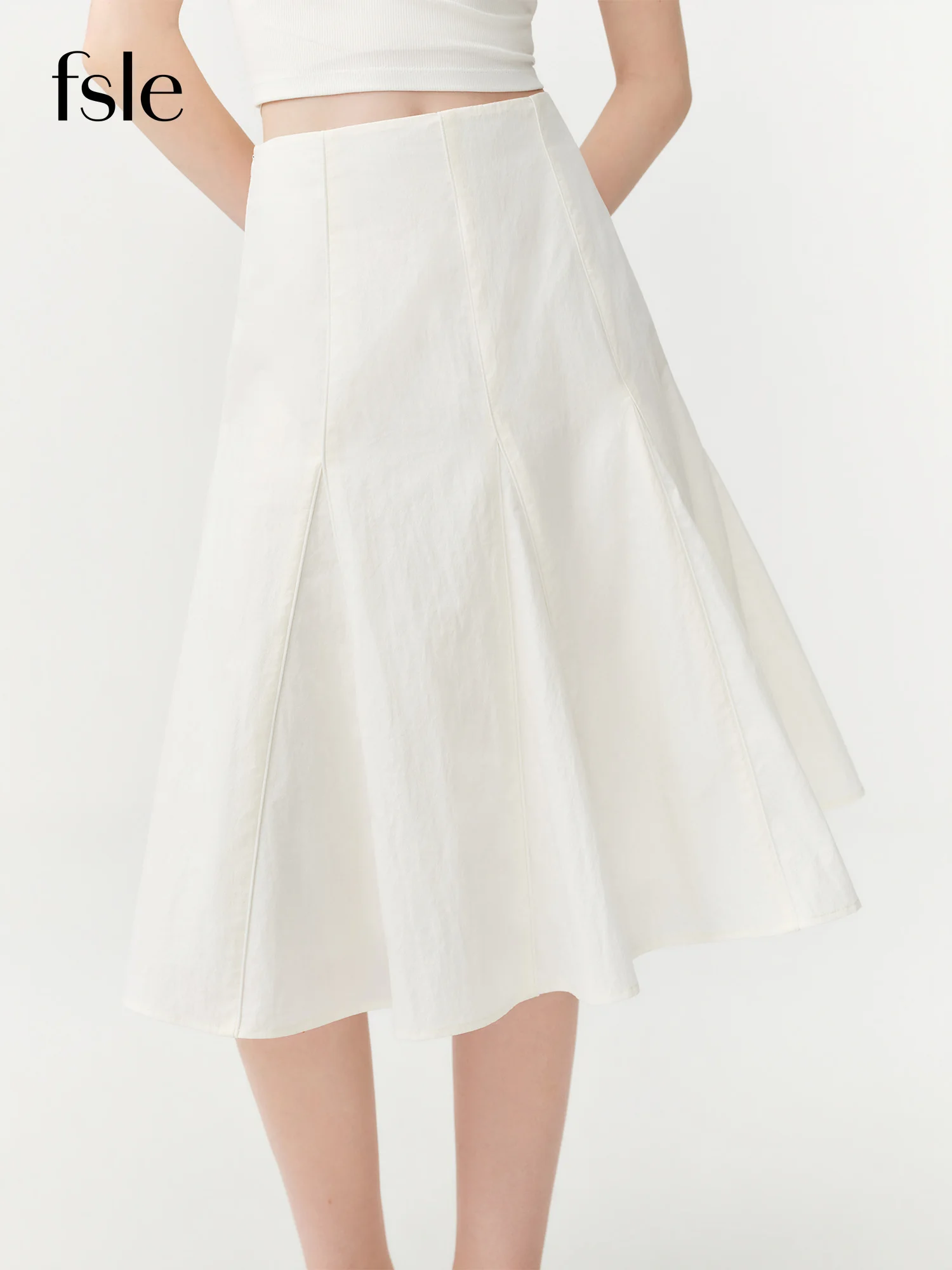 FSLE High-waisted A-line Fishtail Midi Skirt for Women Summer 2026 Formal Occasions Girlish Solid Cotton Elegant Office
FSLE High-waisted A-line Fishtail Midi Skirt for Women Summer 2026 Formal Occasions Girlish Solid Cotton Elegant Office