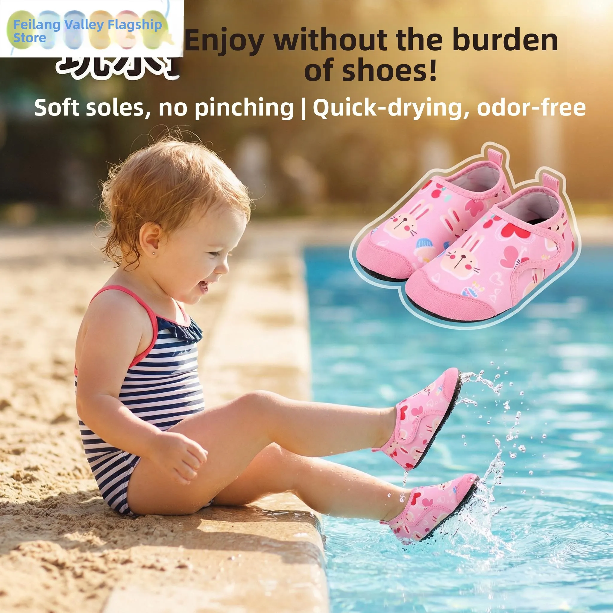 Children's Beach Wading Shoes Girls Summer Coast Quick Dry Lightweight Anti-slip Stream Trudging Shoes Barefoot Snorkeling Shoes
Children's Beach Wading Shoes Girls Summer Coast Quick Dry Lightweight Anti-slip Stream Trudging Shoes Barefoot Snorkeling Shoes
