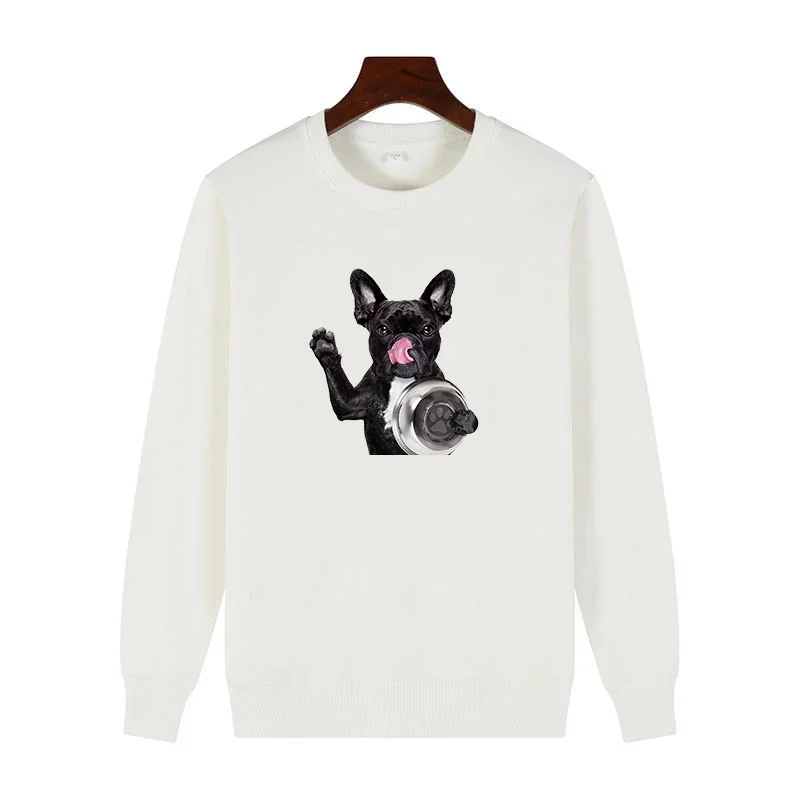 French Bulldog Just eaten funny graphic sweatshirts cotton thick sweater hoodie Round neck and velvet hoodie Men's sportswear
French Bulldog Just eaten funny graphic sweatshirts cotton thick sweater hoodie Round neck and velvet hoodie Men's sportswear