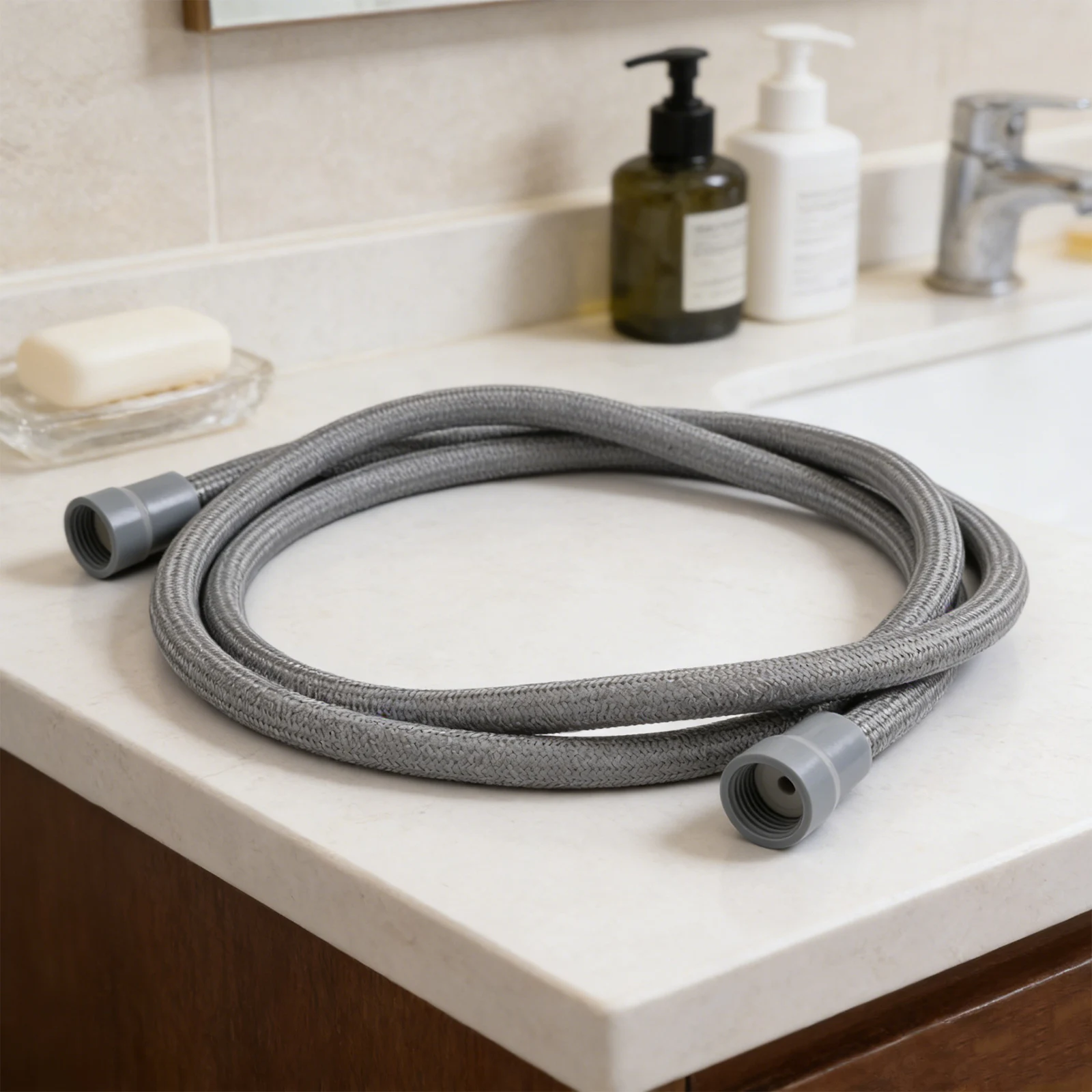 Nylon FOR BRAIDED Shower Hose 4 Inch Standard Bathroom Pipe Cold Hot Water Shower Head Pipe Tool Bathroom Shower Accessories
Nylon FOR BRAIDED Shower Hose 4 Inch Standard Bathroom Pipe Cold Hot Water Shower Head Pipe Tool Bathroom Shower Accessories