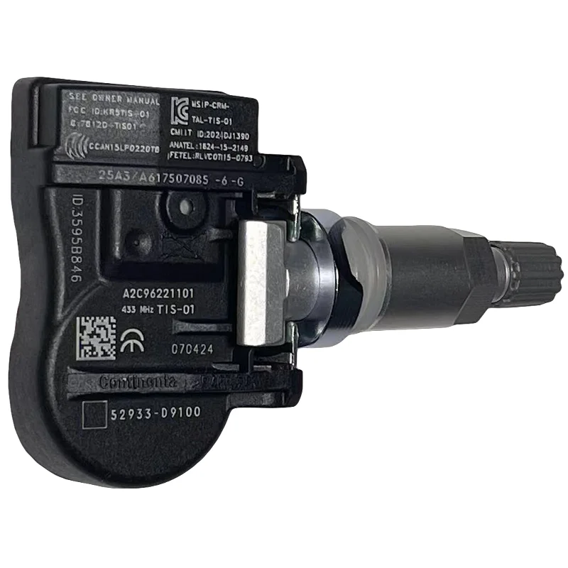 1/4PCS 52933-D9100 Tire Pressure Sensor 433MHz TPMS For Kia Sportage Soul Picanto Niro Cadenza Optima Hyundai Elantra Ioniq
1/4PCS 52933-D9100 Tire Pressure Sensor 433MHz TPMS For Kia Sportage Soul Picanto Niro Cadenza Optima Hyundai Elantra Ioniq