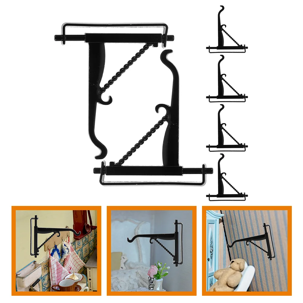 6 Pcs Baby Toys Christmas Dollhouse Hook Miniature Hooks Plant Small Black Brackets
6 Pcs Baby Toys Christmas Dollhouse Hook Miniature Hooks Plant Small Black Brackets