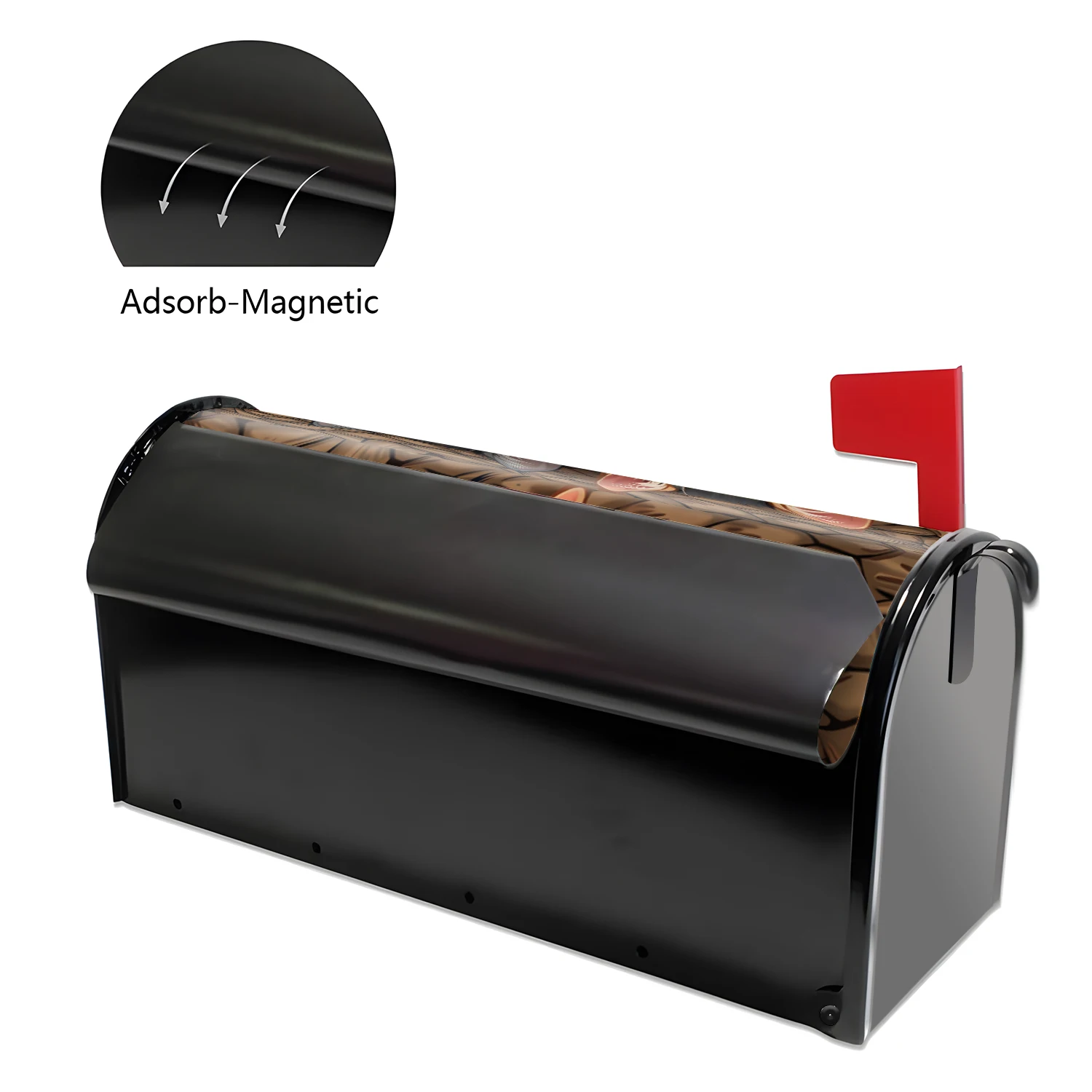 Magnetic Mailbox Cover Weatherproof Decorative Wrap for Outdoor Mail Box 18x21in Easy Install No Tools Durable Vinyl
Magnetic Mailbox Cover Weatherproof Decorative Wrap for Outdoor Mail Box 18x21in Easy Install No Tools Durable Vinyl