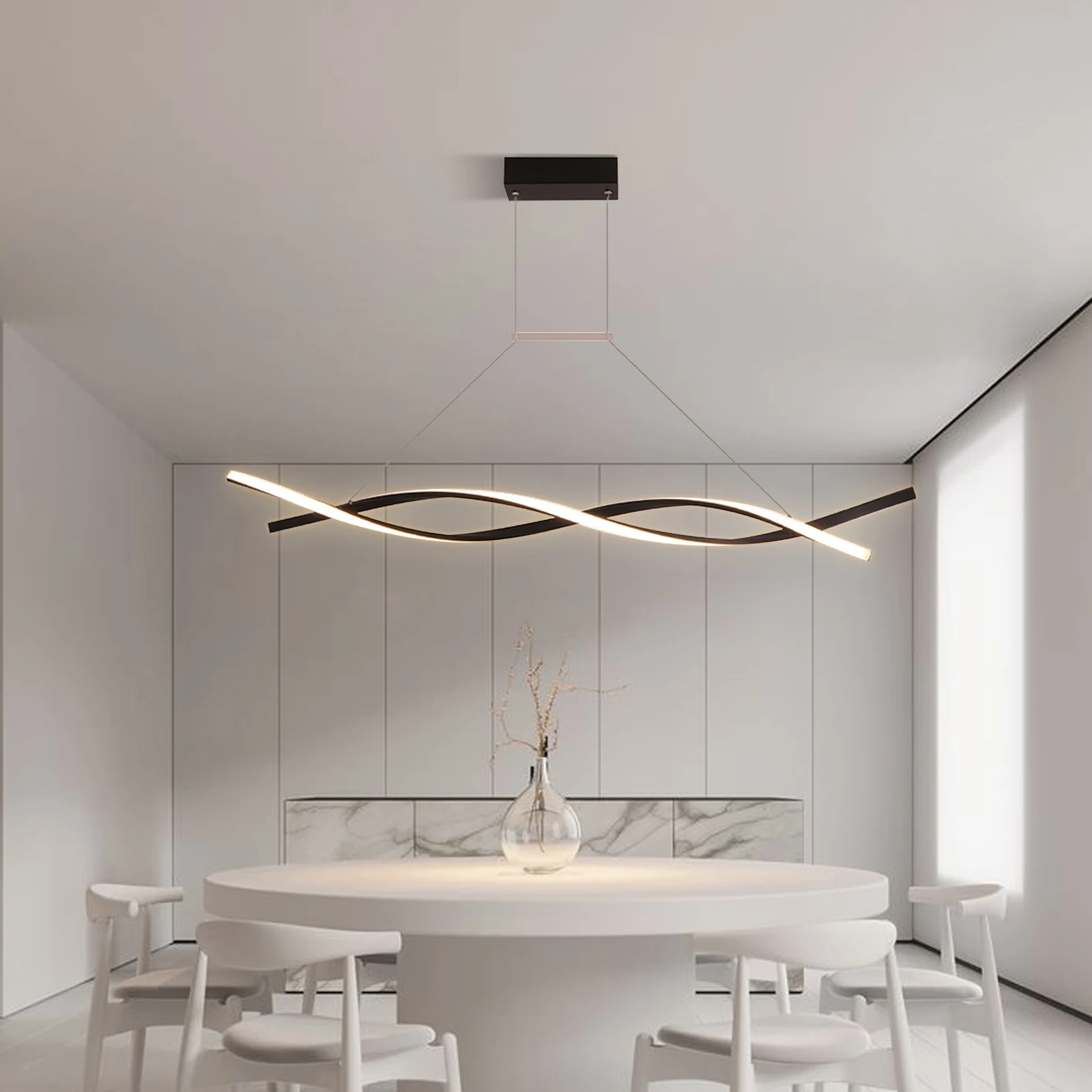 Pendant Lights Kitchen Island, Modern Black Pendant Light with Clear Glass, Farmhouse Hanging Light Fixtures for Dining Room
Pendant Lights Kitchen Island, Modern Black Pendant Light with Clear Glass, Farmhouse Hanging Light Fixtures for Dining Room