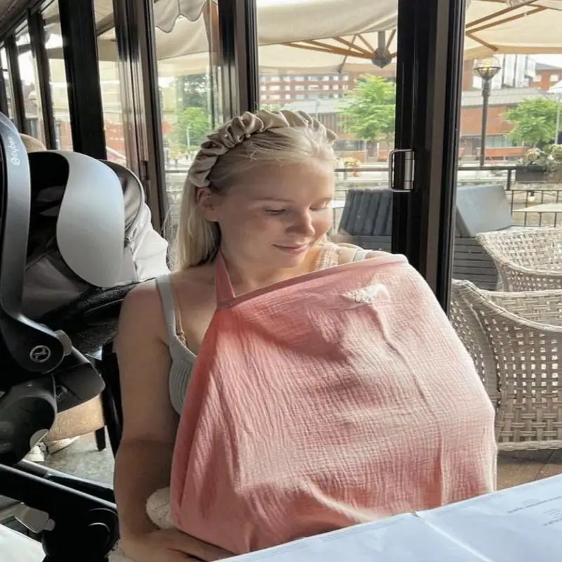 Baby Nursing Cover Breathable Nursing Cover With Arched Neckline Women's Mum Nursing Apron Soft And Breathable Pure Cotton
Baby Nursing Cover Breathable Nursing Cover With Arched Neckline Women's Mum Nursing Apron Soft And Breathable Pure Cotton