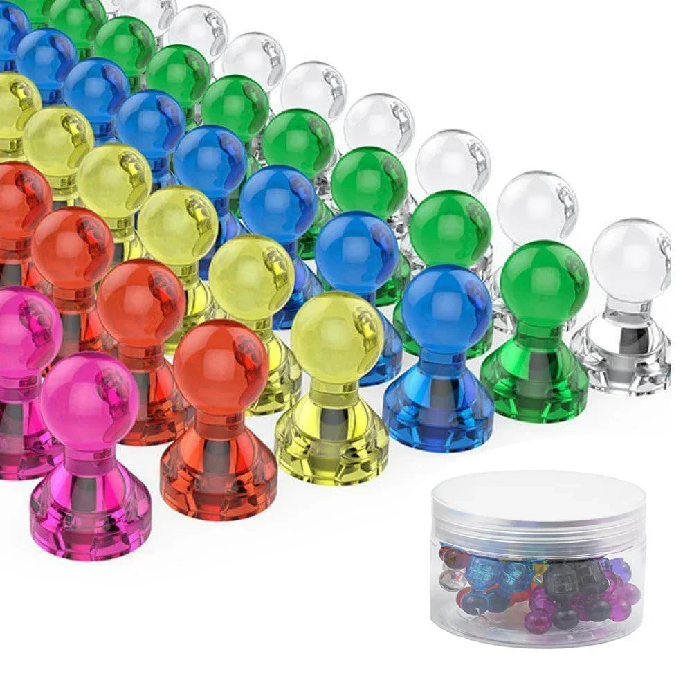 50 pcs Push Pin Magnets Thumbtacks Strong Neodymium Magnets Cones Fridge Whiteboard Magnets Office Home Tools 8 Colors Magnet
50 pcs Push Pin Magnets Thumbtacks Strong Neodymium Magnets Cones Fridge Whiteboard Magnets Office Home Tools 8 Colors Magnet