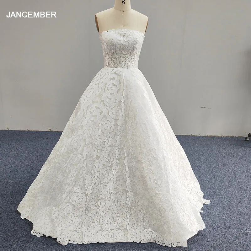 Sleeveless A-line Wedding Dress 2025 Strapless Sweep Train Princess Bride Gown customized Vestido De Novia AJJ44
Sleeveless A-line Wedding Dress 2025 Strapless Sweep Train Princess Bride Gown customized Vestido De Novia AJJ44