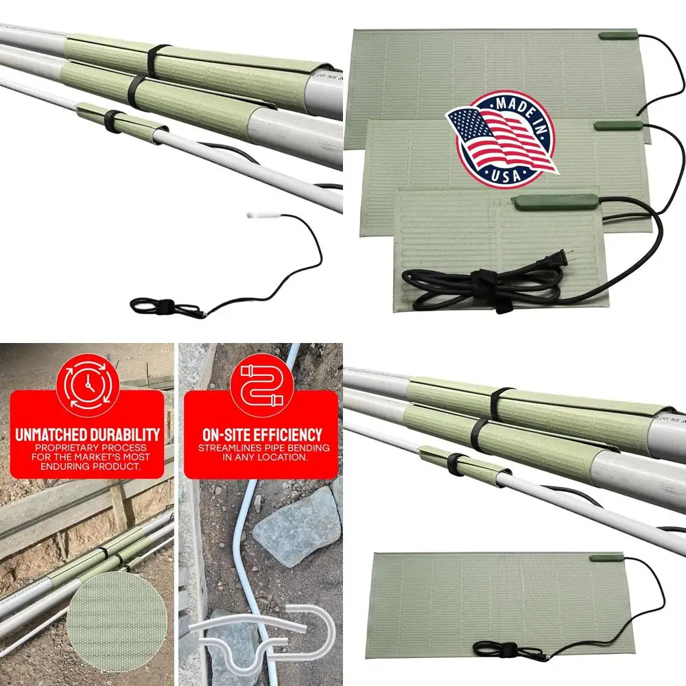 Temperature Regulated Conduit Heating Blanket for 1/2-1-1/2 PVC, 120V, 200W Cable - USA Manufactured
Temperature Regulated Conduit Heating Blanket for 1/2-1-1/2 PVC, 120V, 200W Cable - USA Manufactured