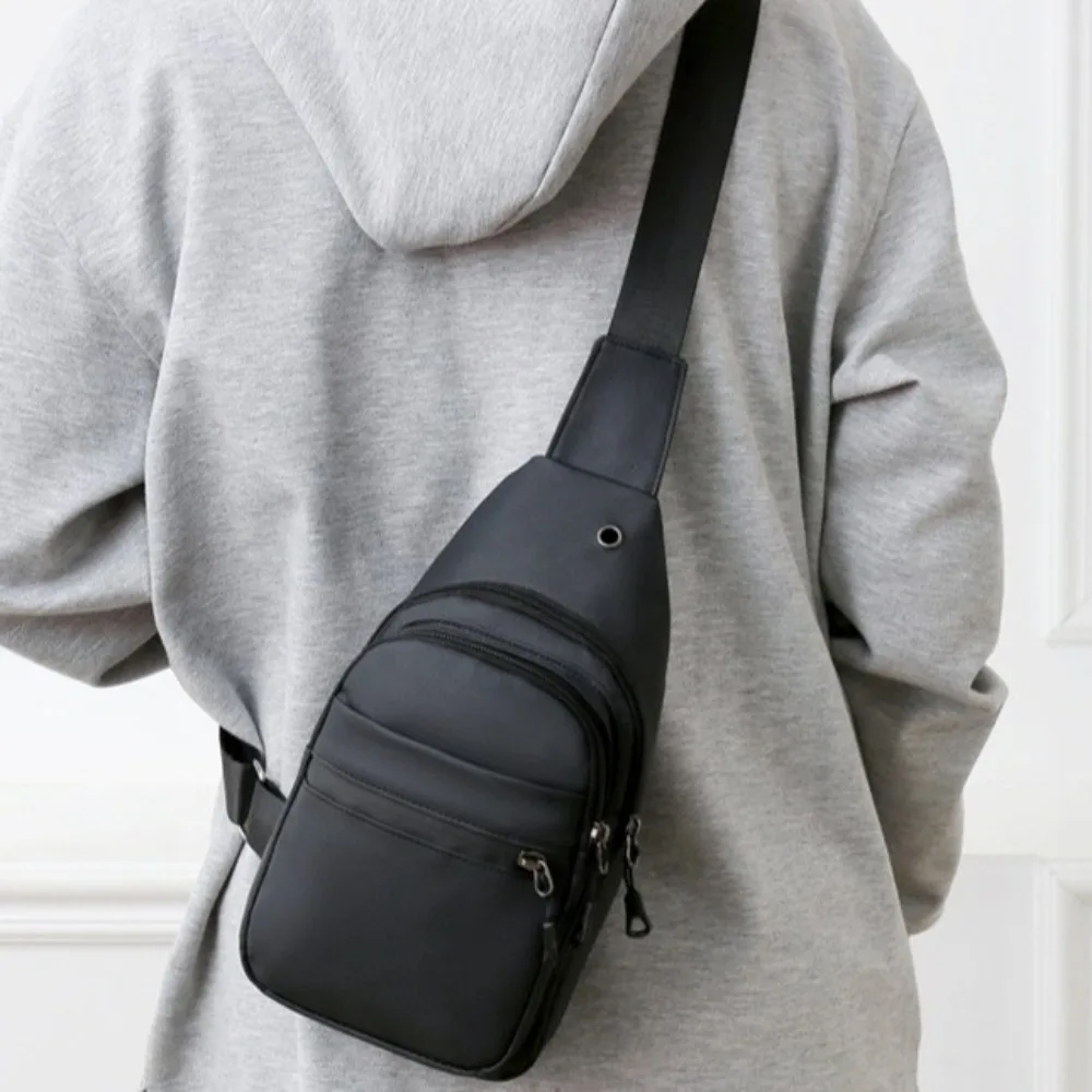 Square Men Chest Bag Solid Color Multi-functional Nylon Crossbody Bag Single Shoulder Large Capacity Phone Pouch Bag Outdoor
Square Men Chest Bag Solid Color Multi-functional Nylon Crossbody Bag Single Shoulder Large Capacity Phone Pouch Bag Outdoor