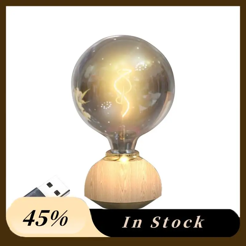 Glass LED Table Lamp Touch Dimmable Table Lamp Bulb Shaped Table Lamp For Indoor Decor Bedroom Table Lamp Durable Wood Grain
Glass LED Table Lamp Touch Dimmable Table Lamp Bulb Shaped Table Lamp For Indoor Decor Bedroom Table Lamp Durable Wood Grain
