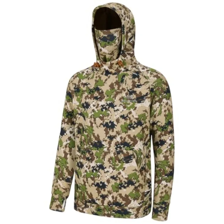 Mens fishing hoodie: fleece, black, water-resistant performance with integrated neck gaiter for hunting and outdoor use
Mens fishing hoodie: fleece, black, water-resistant performance with integrated neck gaiter for hunting and outdoor use