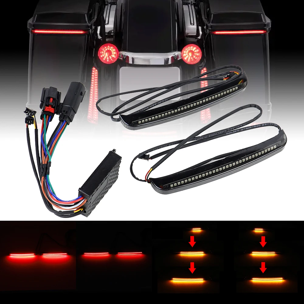 LED Tail Light Turn Signal Brake Running Lights Saddlebag Light for Road Glide 2014-2023
LED Tail Light Turn Signal Brake Running Lights Saddlebag Light for Road Glide 2014-2023
