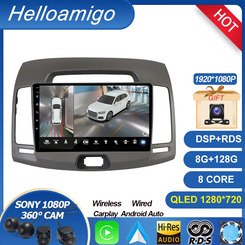 Автомагнитола для Hyundai Elantra 2007-2010 Android 2din, автомобильное радио, стерео, мультимедийный плеер, Carplay, Авторадио, GPS-навигация, DSP
Автомагнитола для Hyundai Elantra 2007-2010 Android 2din, автомобильное радио, стерео, мультимедийный плеер, Carplay, Авторадио, GPS-навигация, DSP