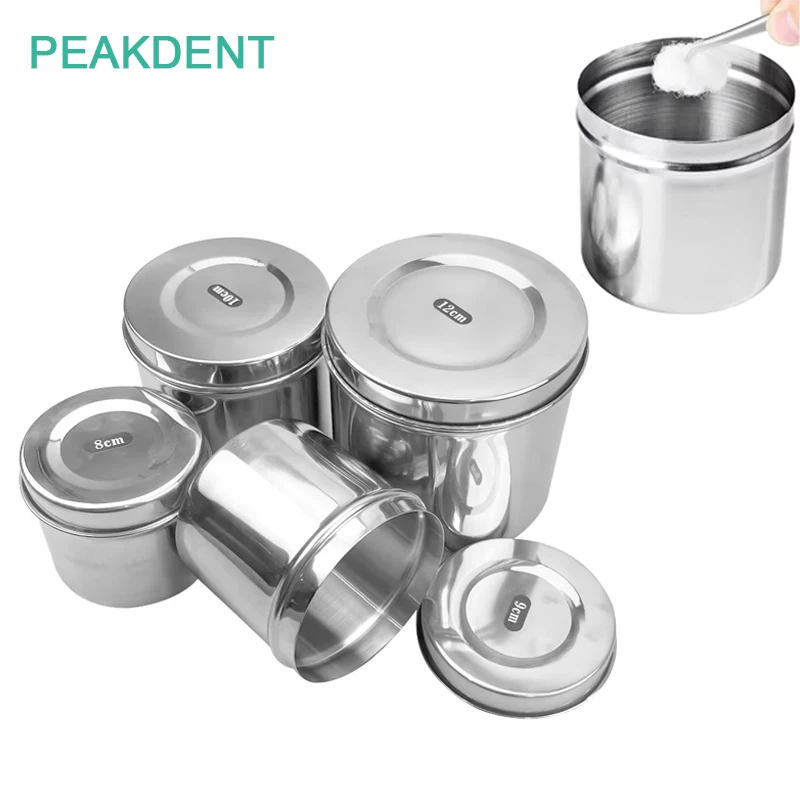 1Pcs Dental Nurse Box Medical Cotton Ball Sterilization Container Stainless Steel Nursing Tray Jar Pot Bottle Dentist Tools
1Pcs Dental Nurse Box Medical Cotton Ball Sterilization Container Stainless Steel Nursing Tray Jar Pot Bottle Dentist Tools