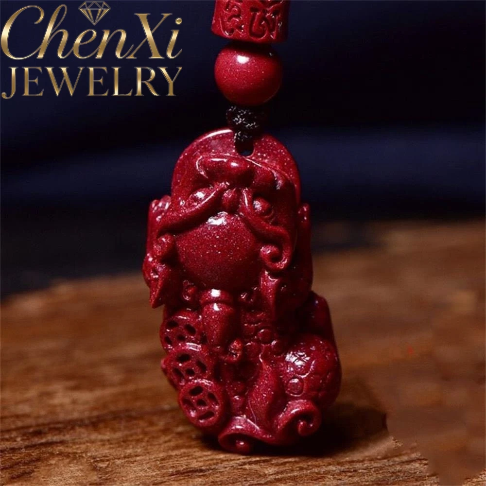 High-End Cinnabar Three-Dimensional Pixiu Pendant Luxury Quality Fashion Fine Jewelry Exquisite Elegant Popular Amulets Gift
High-End Cinnabar Three-Dimensional Pixiu Pendant Luxury Quality Fashion Fine Jewelry Exquisite Elegant Popular Amulets Gift